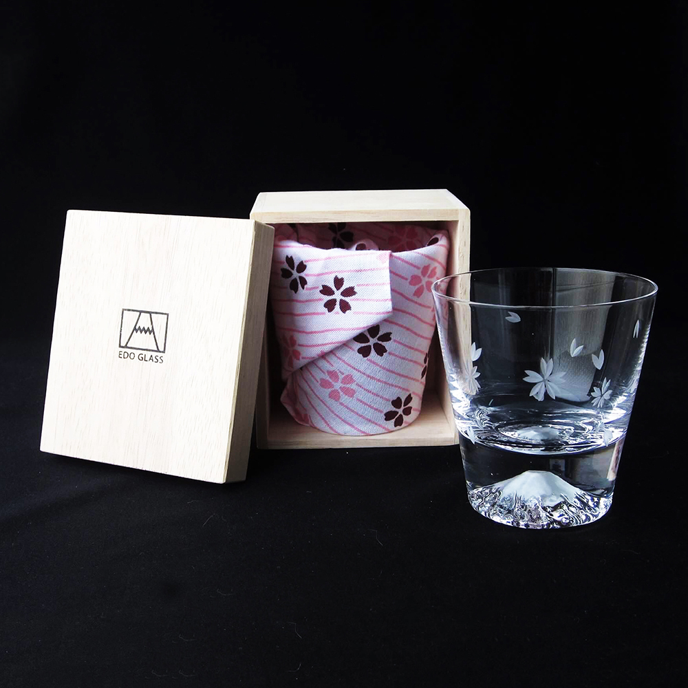 富士山杯櫻花限定版 威士忌杯 TG16-015-RS