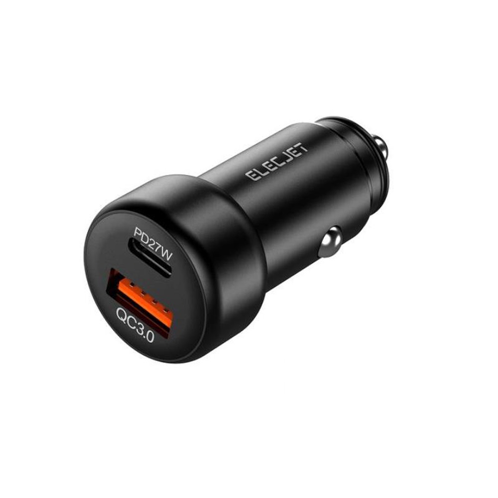 ELECJET全球最小 總輸出 45W USB PD 金屬快速車用充電器