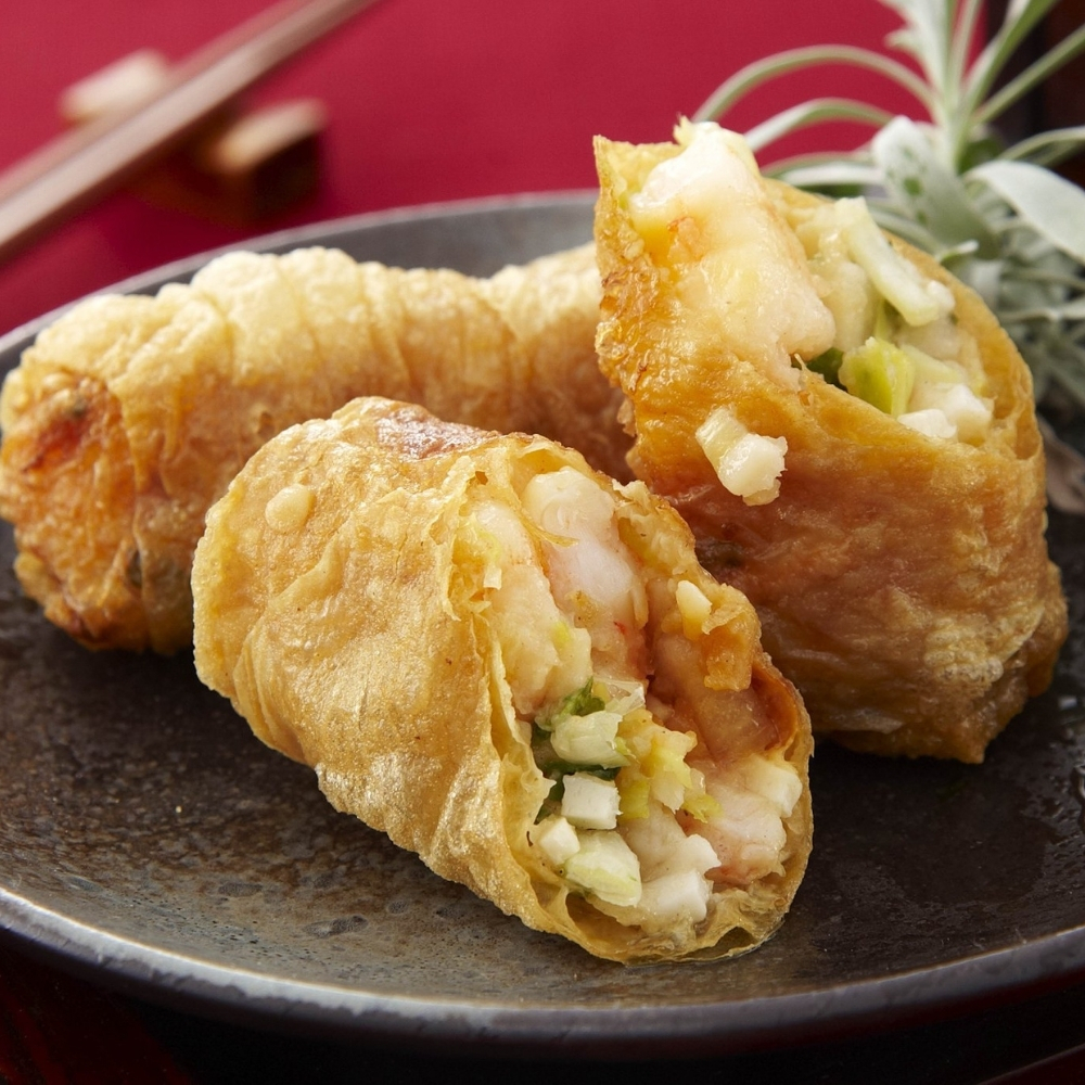 【易牙居】鮮蝦腐皮捲(45g*10入)