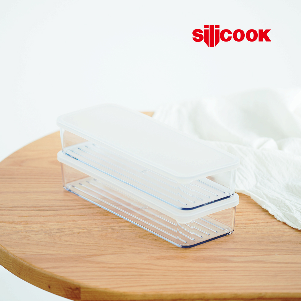 【silicook】冰箱收納盒 850ml (2入)