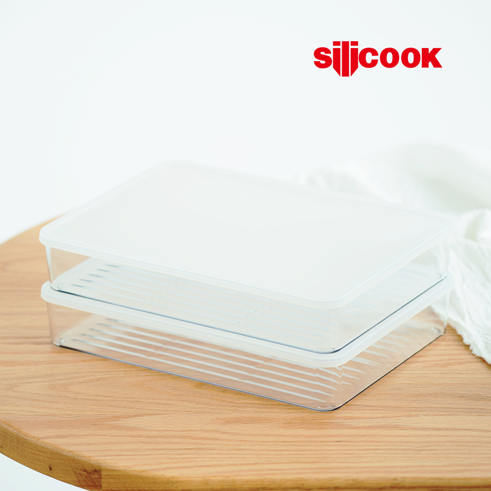 【silicook】冰箱收納盒 1900ml (2入)