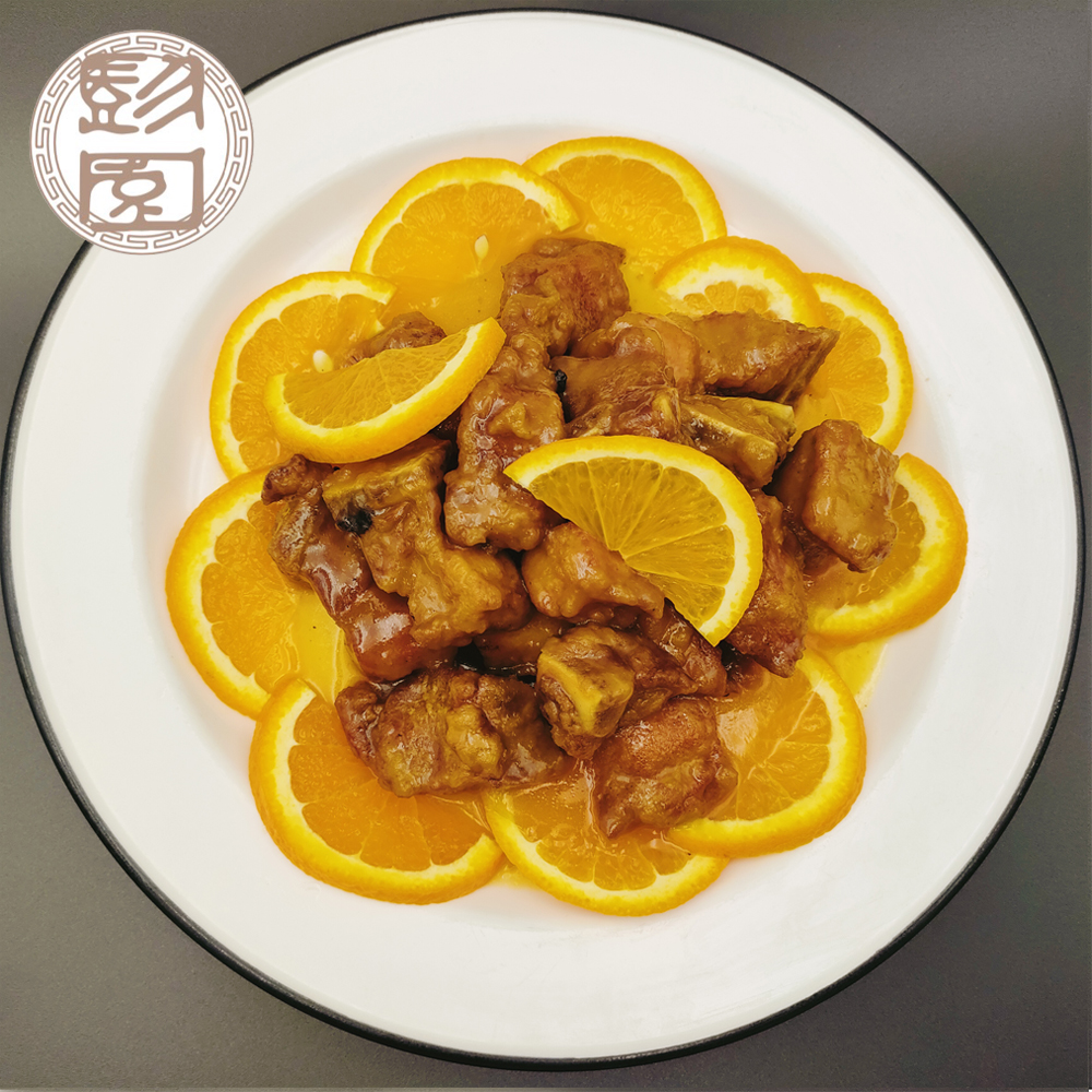【彭園】黃金橙汁排骨(500g)