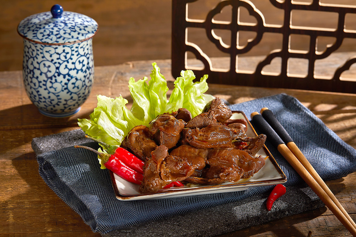 【洽富氣冷雞】冷凍干鍋滷雞胗(100g)