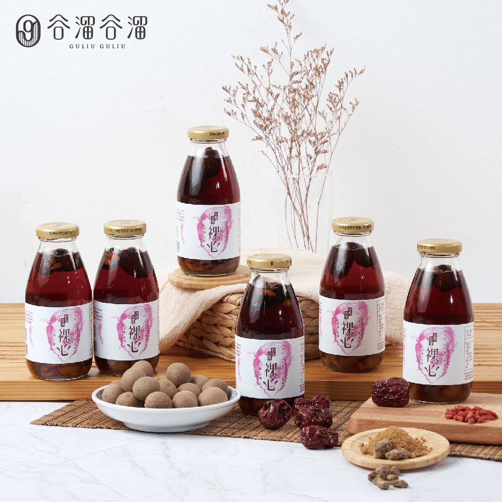 【谷溜谷溜】裸心６入組（桂圓紅棗）不附禮盒