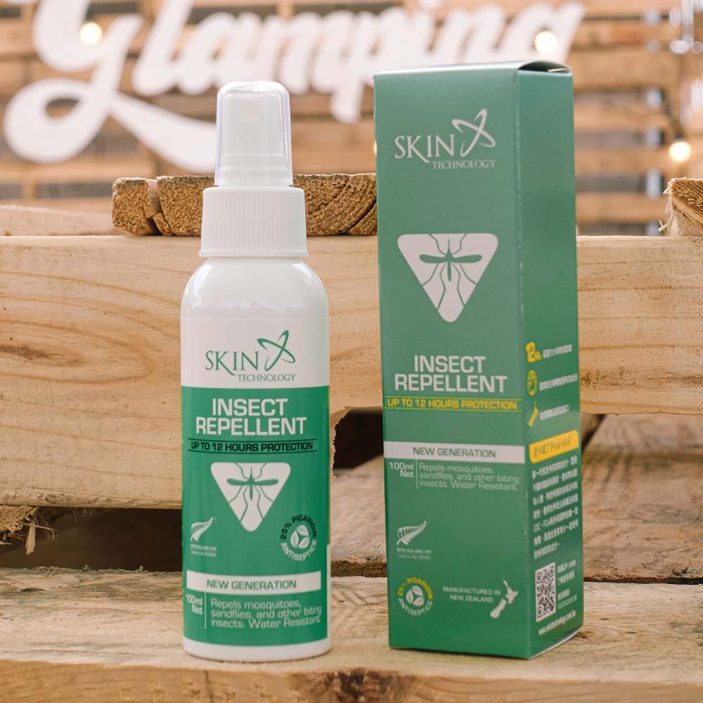 【紐西蘭Skin Technology】Picaridin 25%派卡瑞丁_瑞斌12H長效防蚊液噴霧瓶(100ml)