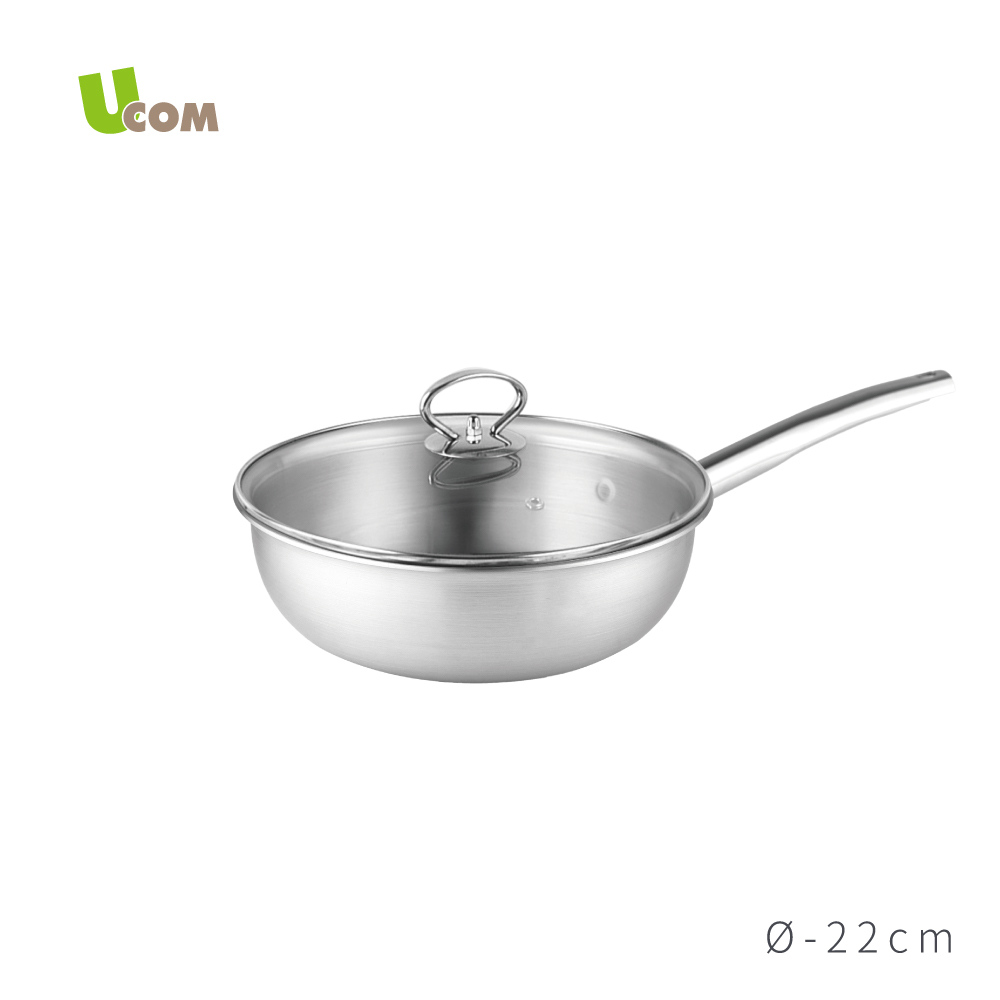 【UCOM】 複合金鍋匠系列炒鍋 22cm