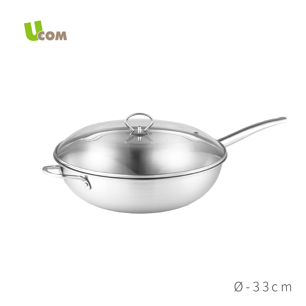 【UCOM】 複合金鍋匠系列炒鍋 33cm