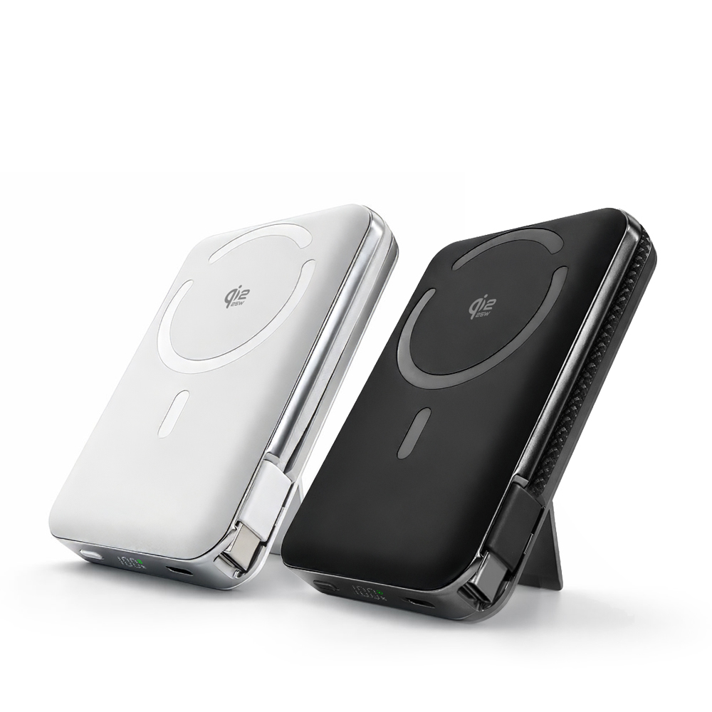【iBRIDGE】10000mAh Qi2 25W固態電池行動電源
