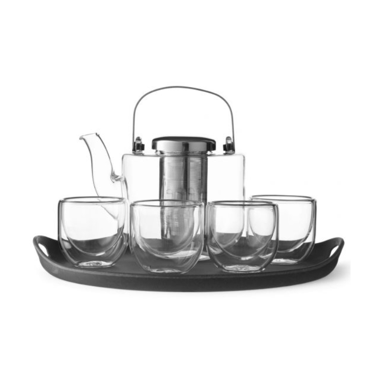 VIVA 玻璃茶具/ 6件組